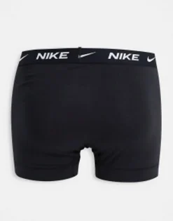 Nike 3 Pack Cotton Stretch Trunks In