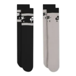 Nike Everyday Essential 2 Pack Socks In And Black