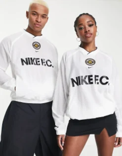 Nike Football Fc Retro Inspired Midlayer In Off