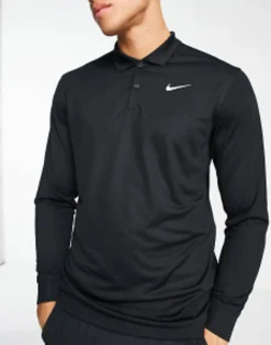 Nike Golf Victory Dri-Fit Long Sleeve Polo In