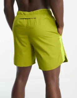 Nike Running Challenger Dri-Fit Shorts In Khaki