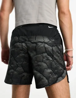 Nike Running Trail Stride Dri-Fit Shorts In Black