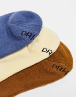 Nike Training Everyday Plus 3-Pack No Show Socks In Blue, Vanilla And Brown