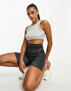 Nike Training One Dri-Fit All Over Print Shorts In