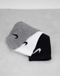 Nike Training Unisex 3 Pack Crew Socks In