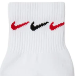 Nike Training Unisex Cushioned 3 Pack Logo Ankel Socks In