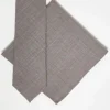 Noak Slim Tie And Pocket Square In Houndstooth