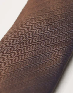 Noak Slim Tie In Crosshatch