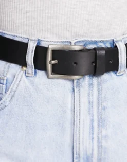 Pieces Leather Buckle Belt In