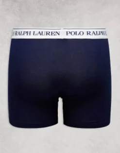 Polo Ralph Lauren 3 Pack Trunks In White With All Over Pony Logo