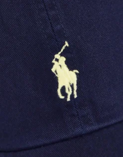 Polo Ralph Lauren Baseball Cap With White Player Logo In Washed