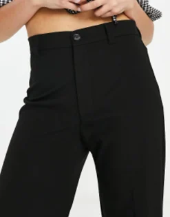 Pull&Bear High Waisted Tailored Trousers In