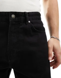 Pull&Bear Relaxed Denim Short In