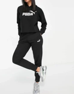 Puma Essentials Joggers In Black
