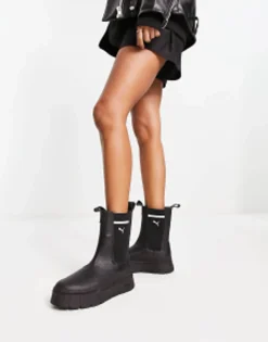 Puma Mayze Stack Chelsea Boots In