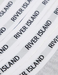 River Island 5 Pack Trunks In White And