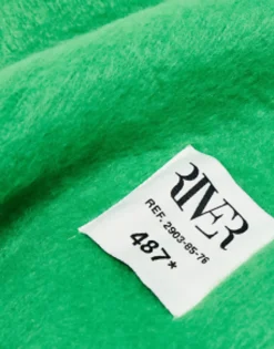 River Island Oversized Scarf In Green