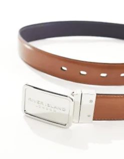 River Island Reversible Belt In