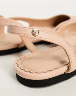 River Island Sling Back Ballerina Shoe In