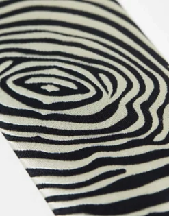 River Island Zebra Print Tie In