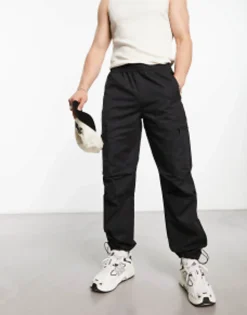 River Island Zip Pocket Cargos In