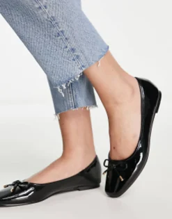 Schuh Leigh Ballet Flats With Bow In