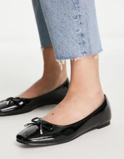 Schuh Leigh Ballet Flats With Bow In