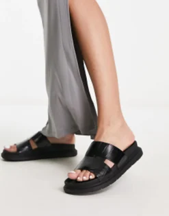 Schuh Tally Cross Strap Flat Sandals In