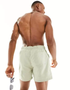 Selected Homme Swim Short In Sage