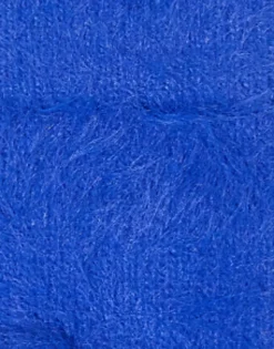 Skinnydip Fluffy Mittens In Cobalt