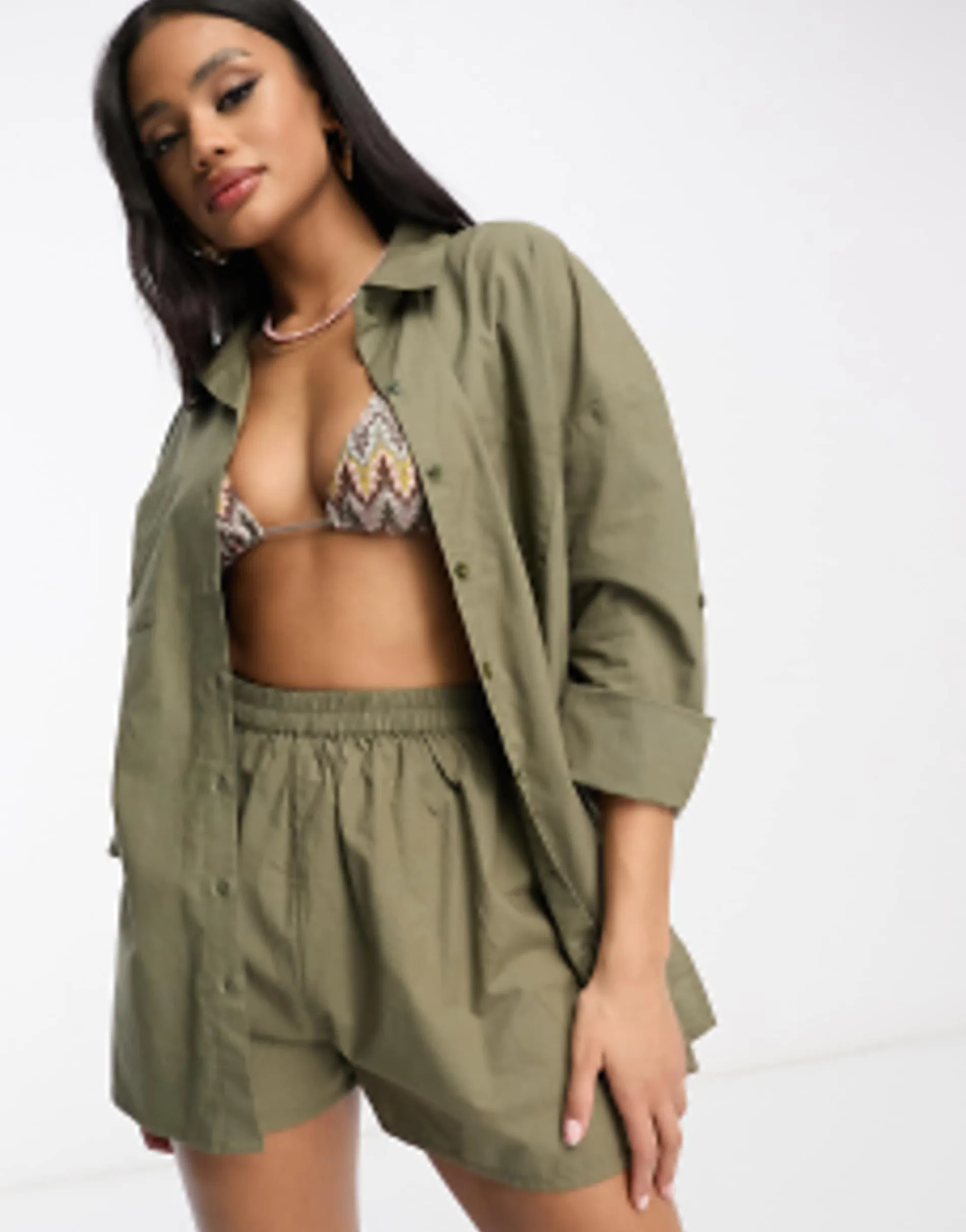 South Beach Mix & Match In Khaki
