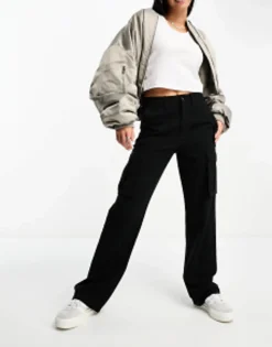 Stradivarius Tailored Adjustable Waist Cargo In