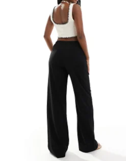 Stradivarius Tailored Pull On Trouser In