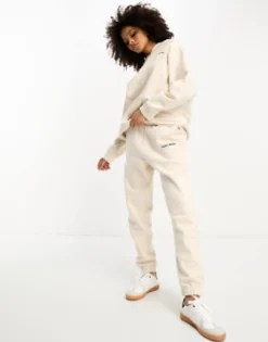 4Th & Reckless Lounge Tracksuit In Cream
