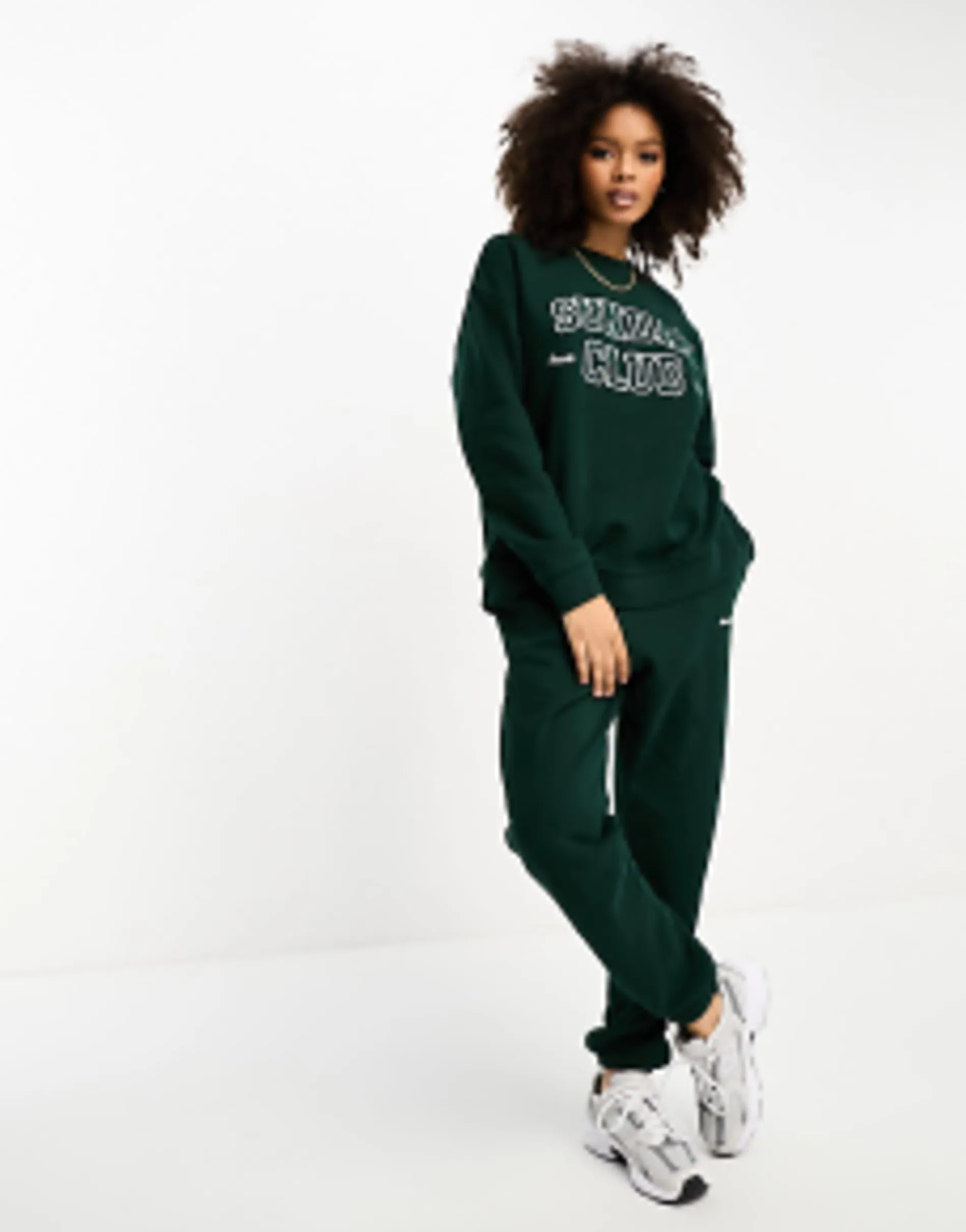 4Th & Reckless Sunday Tracksuit In Forest Green