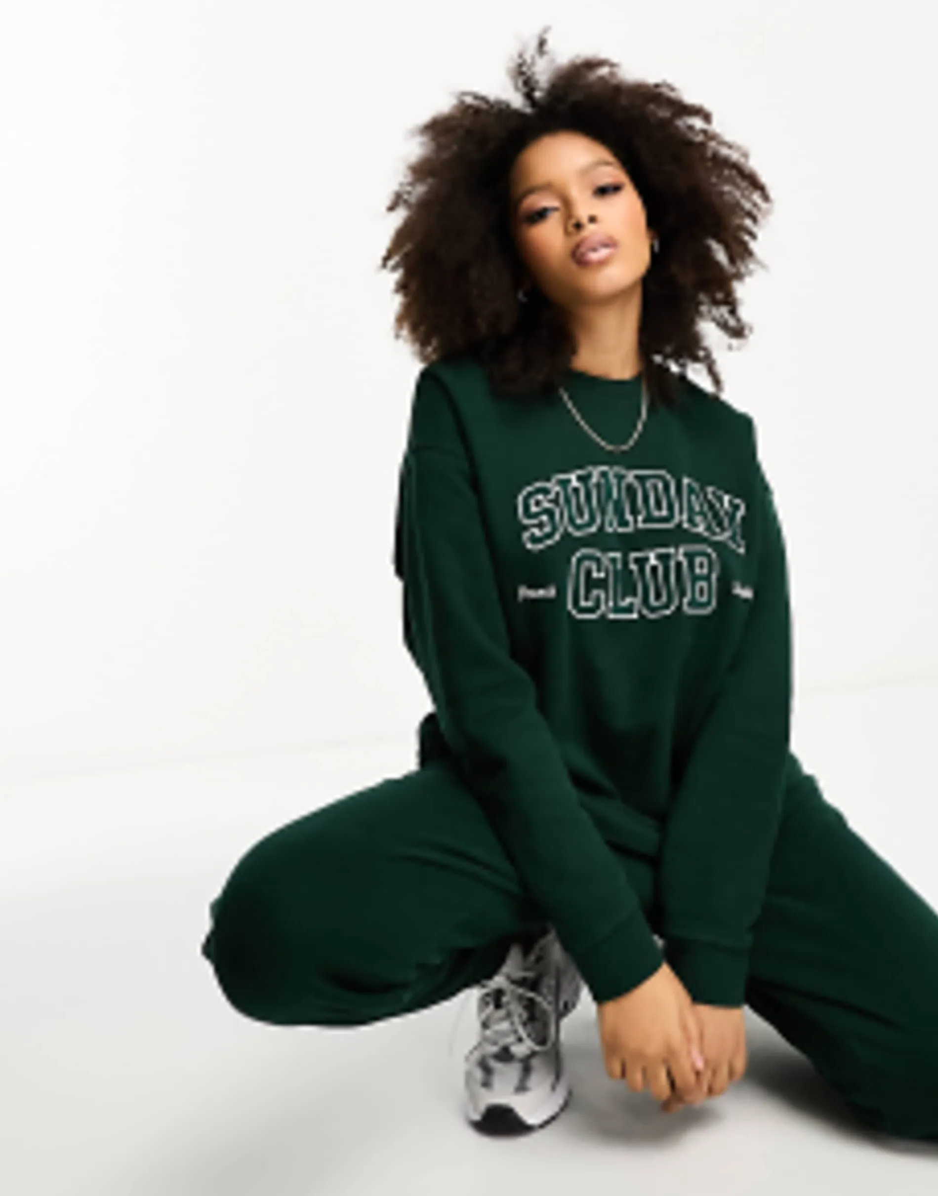 4Th & Reckless Sunday Tracksuit In Forest Green