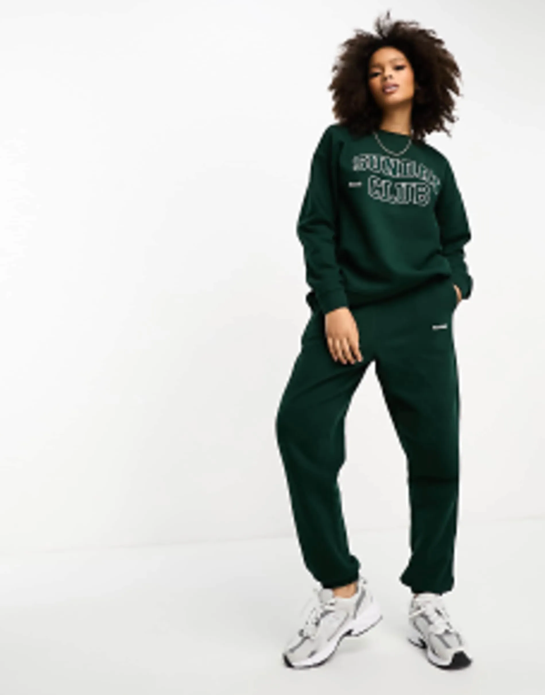 4Th & Reckless Sunday Tracksuit In Forest Green