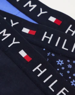 Tommy Hilfiger 3-Pack Trunk In Print, Navy And Bright