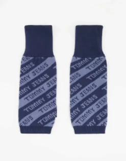 Tommy Jeans Fingerless Gloves In Logo Stripe