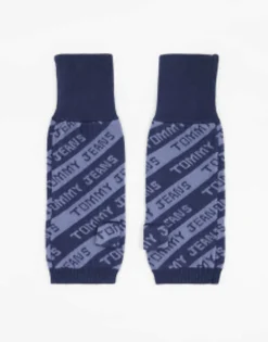 Tommy Jeans Fingerless Gloves In Logo Stripe