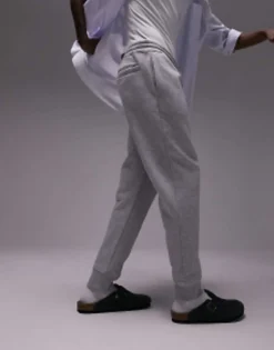 Topman Classic Jogger In Marl