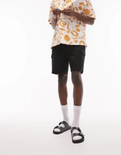 Topman Skinny Cargo Shorts In
