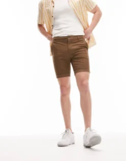 Topman Skinny Chino Short In