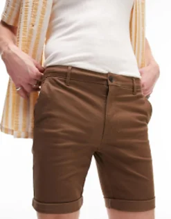 Topman Skinny Chino Short In