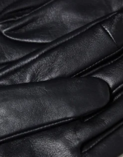 Topshop Gia Long Leather Glove In