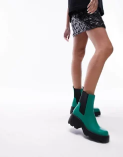 Topshop Margot Chunky Chelsea Boot In