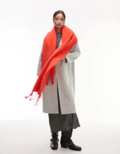 Topshop Sky Soft Scarf In