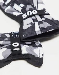 Topshop Sno Ski Mittens In