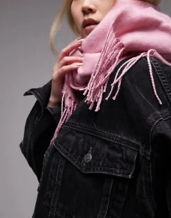 Topshop Sofia Supersoft Wide Scarf In