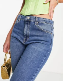 Topshop Tall Jamie Flare Jeans In
